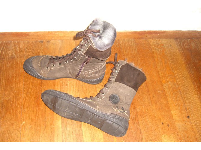 Pataugas Botines Castaño - vista 4