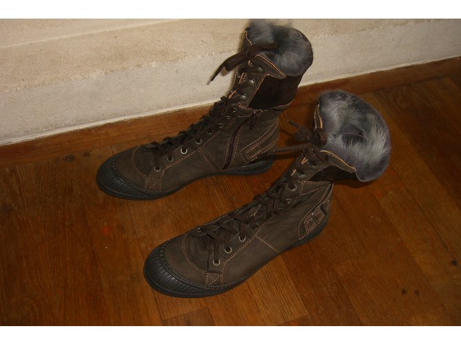 Pataugas Botines Castaño - vista 6