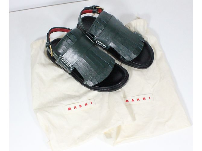 Marni Klobige Sandalen - Ansicht 9