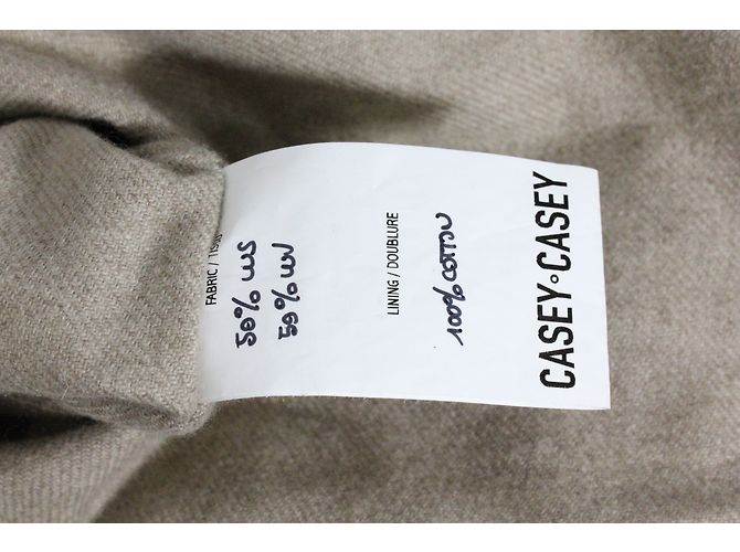 Giacca Casey-Casey beige in lana e cashmere - vista 5