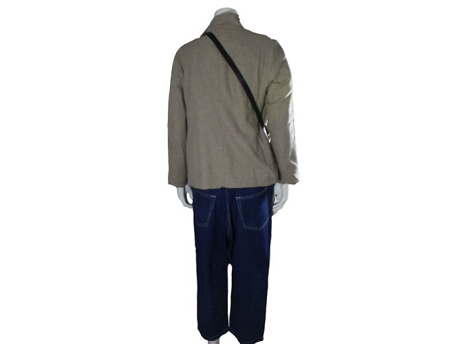 Giacca Casey-Casey beige in lana e cashmere - vista 8