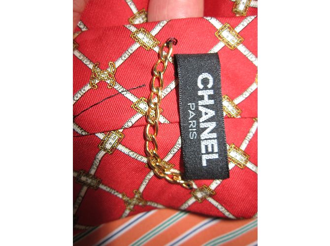 Chanel gravata Vermelho - vista 5