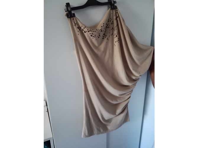 Autre Marque Loco Wildleder Kleid Flesh Fleisch - Ansicht 3
