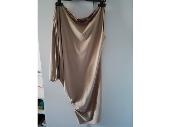 Autre Marque Loco Wildleder Kleid Flesh Fleisch - Ansicht 4