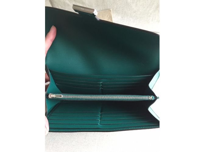 Hermès Constance Wallet Verde - vista 5