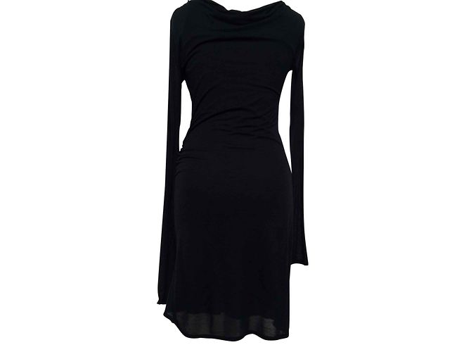 Vestido Helmut Lang Verde de Micromodal - vista 2