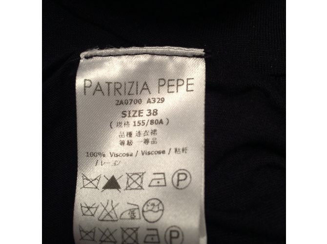 Vestido Patrizia Pepe de viscosa azul oscuro - vista 7