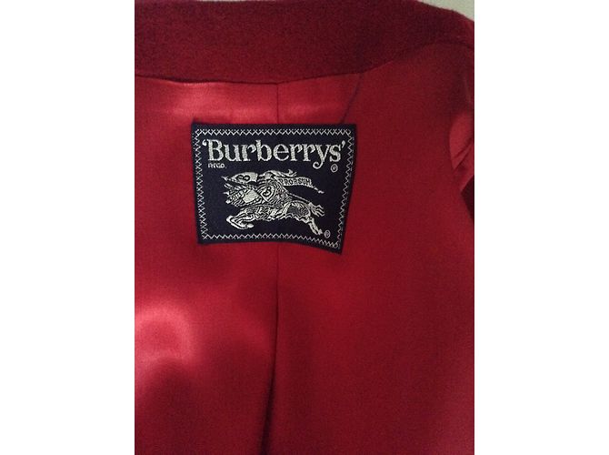 Abrigo Burberry rojo de lana y cachemira Roja - view 6