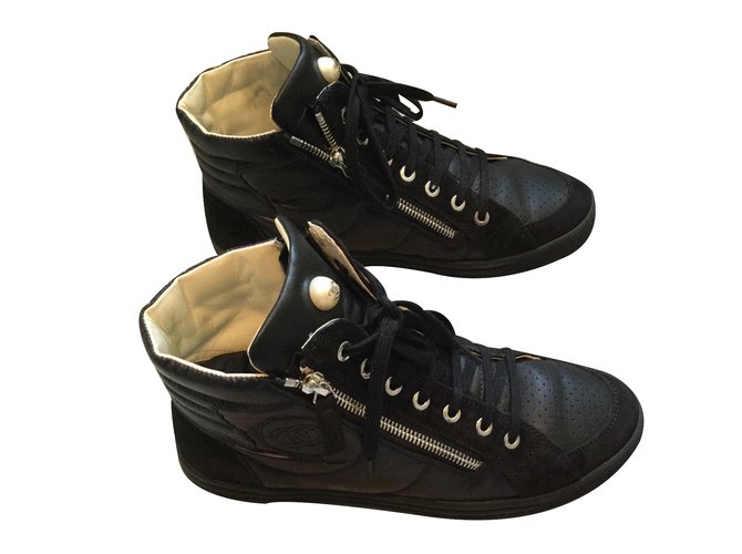 Chanel scarpe da ginnastica Nero - vista 2