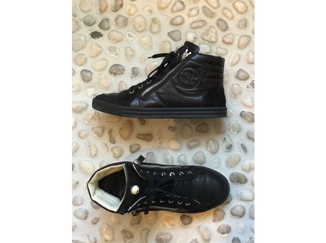 Chanel scarpe da ginnastica Nero - vista 3