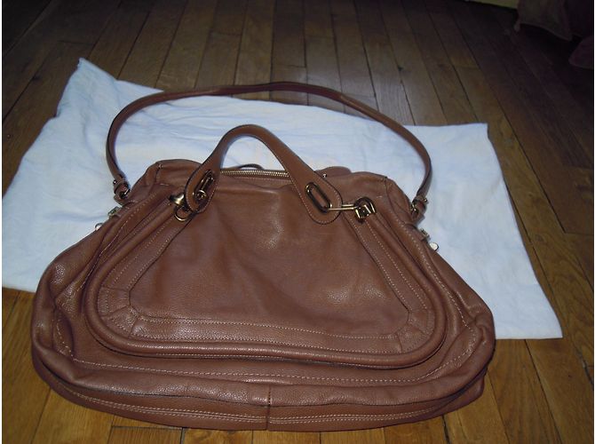 Borsa Chloé Paraty Marrone in Pelle - vista 3