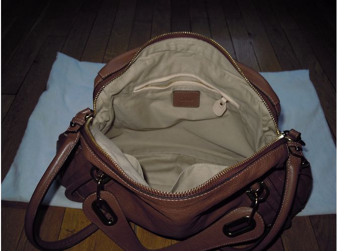 Borsa Chloé Paraty Marrone in Pelle - vista 4