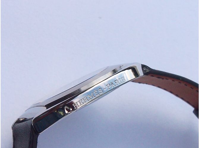 Hermès Quartz Uhr Schwarz - Ansicht 5