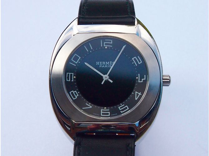 Hermès Quartz Uhr Schwarz - Ansicht 6