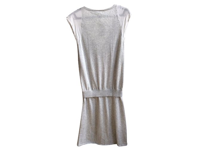 Vestido Vanessa Bruno Athe de algodón gris - vista 2