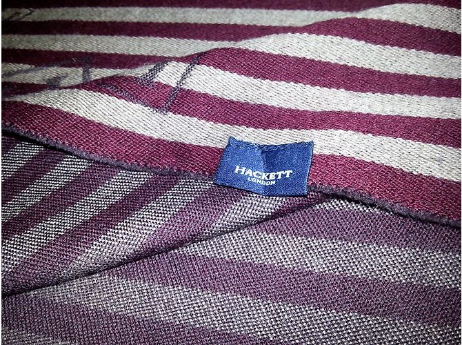 Hackett London Sciarpa Bordò - vista 5