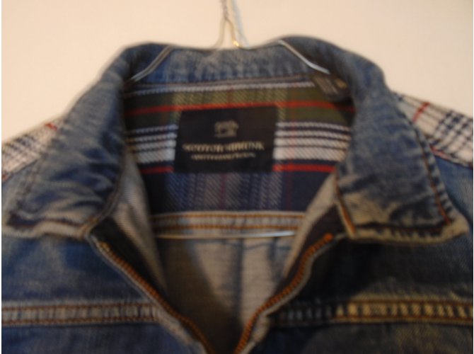 Scotch Shrunk Blouson Bleu - vue 4