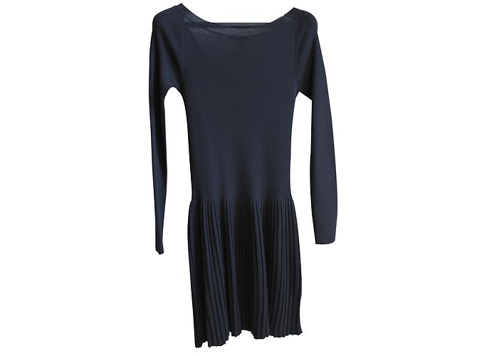 Louis Vuitton Kleid aus Wolle Schwarz XL - Ansicht 2