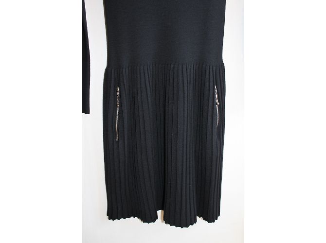 Louis Vuitton Kleid aus Wolle Schwarz XL - Ansicht 4