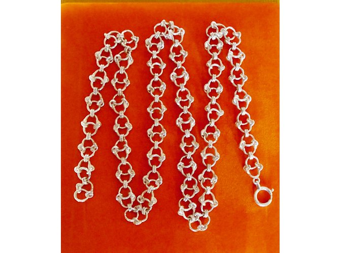 Hermès Collar largo Plata - vista 4