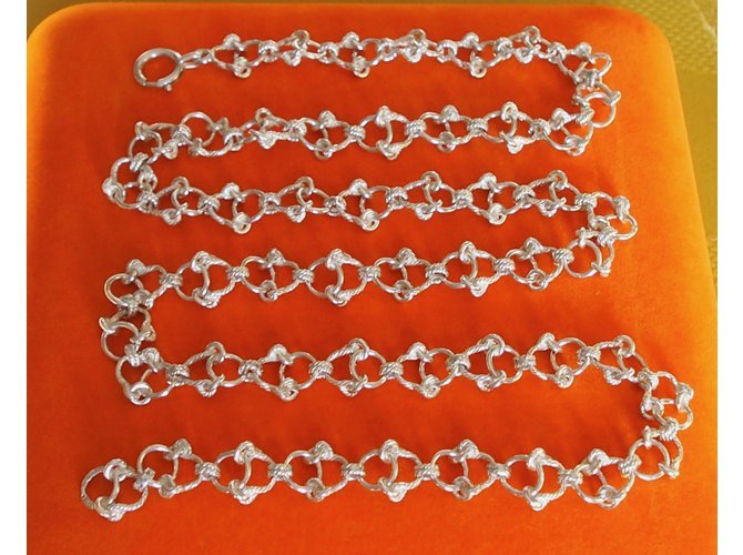 Hermès Collar largo Plata - vista 5