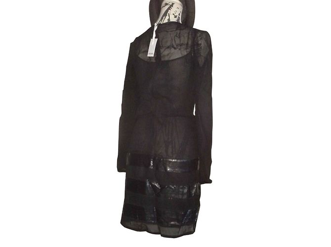 Ikks Kleid schwarz Viscose - Ansicht 2