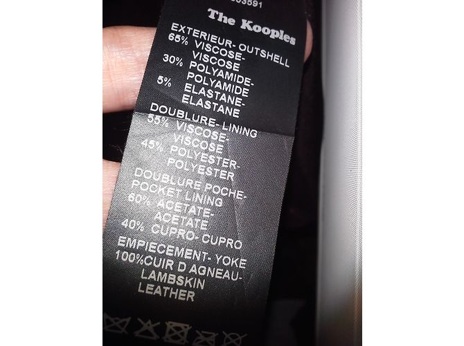 Ikks Kleid schwarz Viscose - Ansicht 4