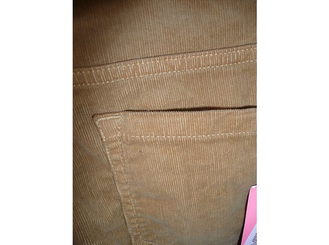 Manoush Boyfriend Samthose aus Samt Braun - Ansicht 4