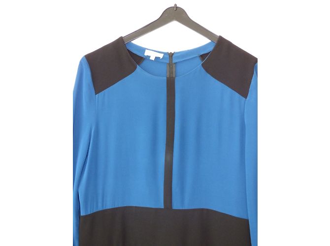 Abito in seta blu e nero Pablo De Gerard Darel - vista 3