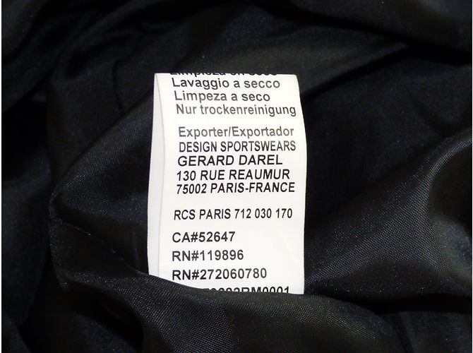 Schwarzes Viscose Kleid Pablo De Gerard Darel - Ansicht 7