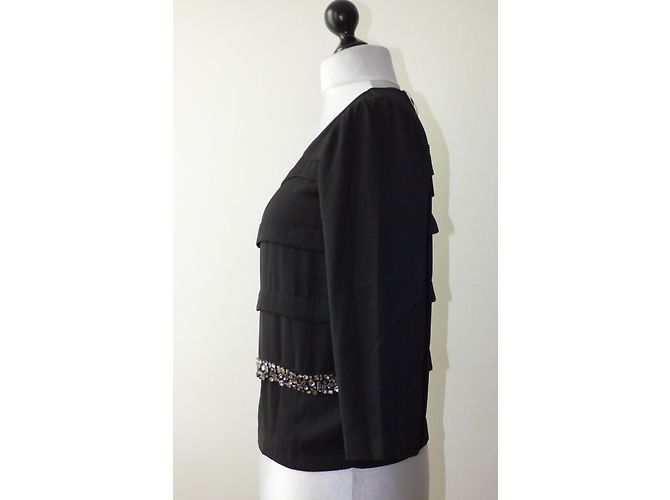 Pablo De Gerard Darel Schwarzes Polyester Top Pablo by Gérard Darel Größe 40 - Ansicht 4