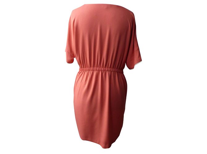 Vestido de viscose cor de coral Pablo De Gerard Darel - vista 2