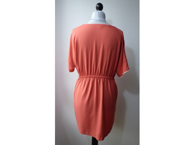 Vestido de viscose cor de coral Pablo De Gerard Darel - vista 6