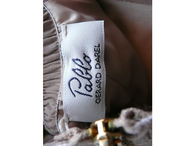 Falda de seda Pablo De Gerard Darel beige - vista 10