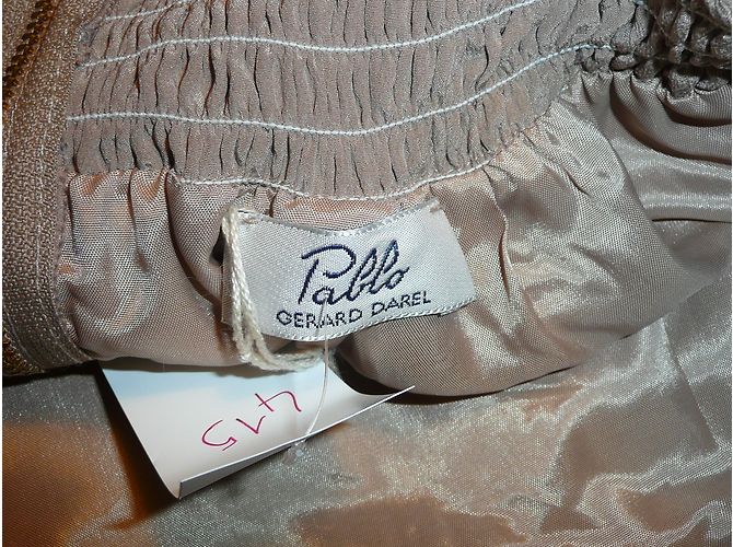 Falda de seda Pablo De Gerard Darel beige - vista 8