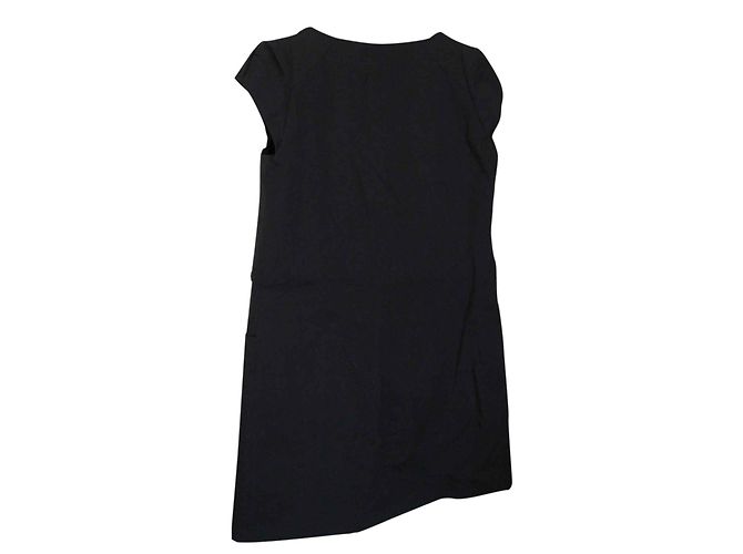 Vestido gris de algodón Comptoir Des Cotonniers Talla 44 - vista 2