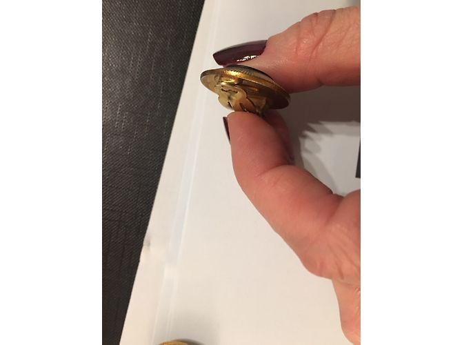 Chanel Brincos Preto Dourado - vista 7