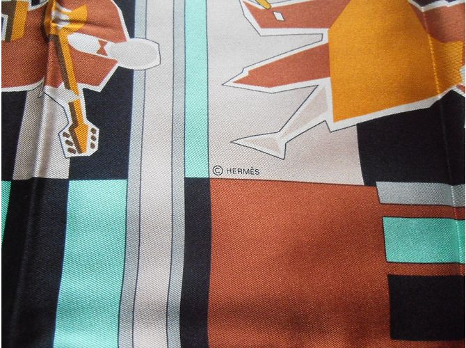 Hermès Lenços Multicor - vista 5