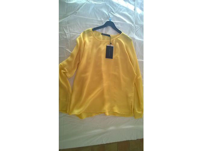 Zara Top Gelb aus Polyester - Ansicht 5