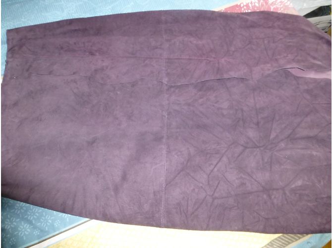 Completo gonna e giacca Armand Ventilo in scamosciato viola Porpora - vista 4