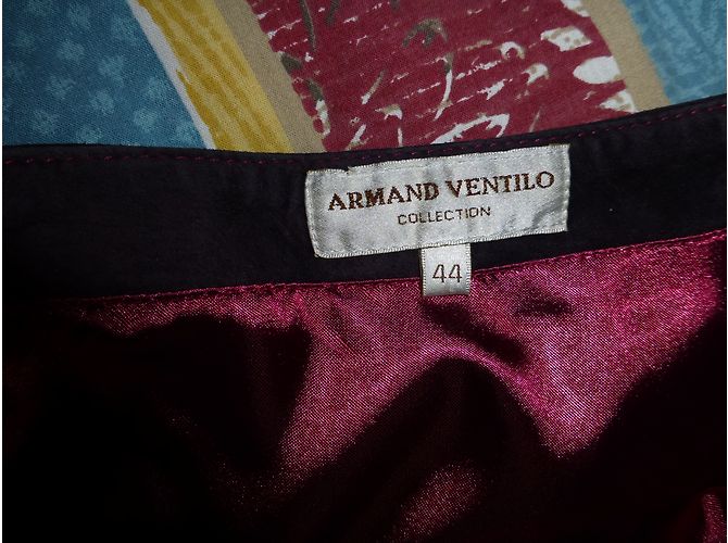 Completo gonna e giacca Armand Ventilo in scamosciato viola Porpora - vista 5