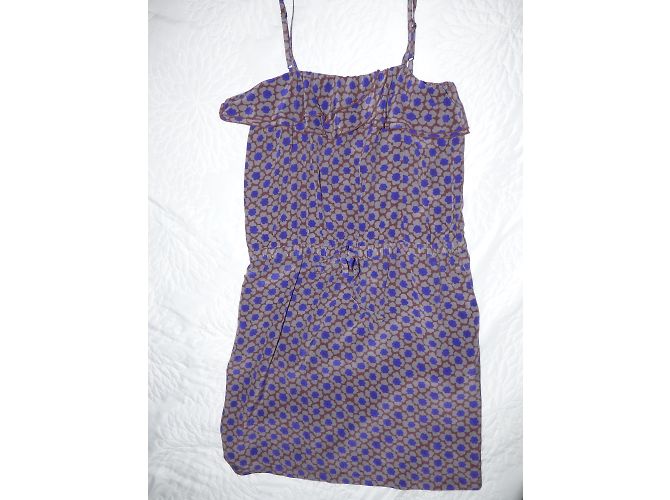 Abito in seta floreale viola Gerard Darel Porpora - vista 10