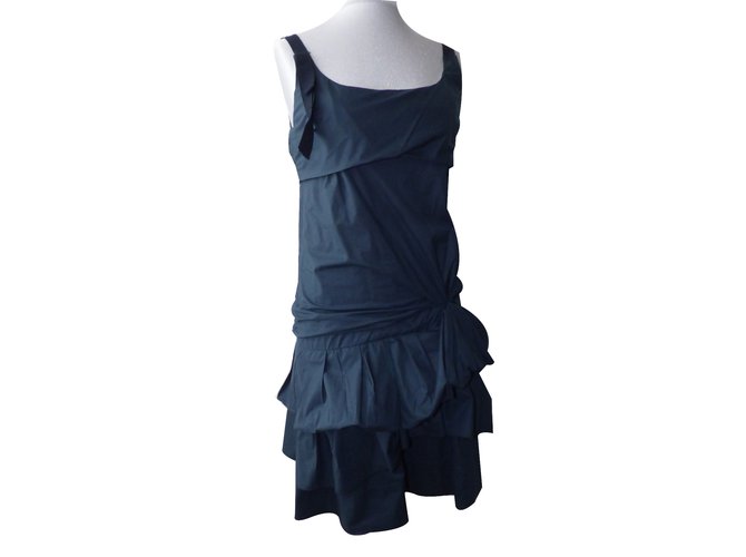 Vestido de algodón azul Marc Jacobs - vista 2