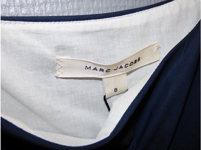 Vestido de algodón azul Marc Jacobs - vista 4