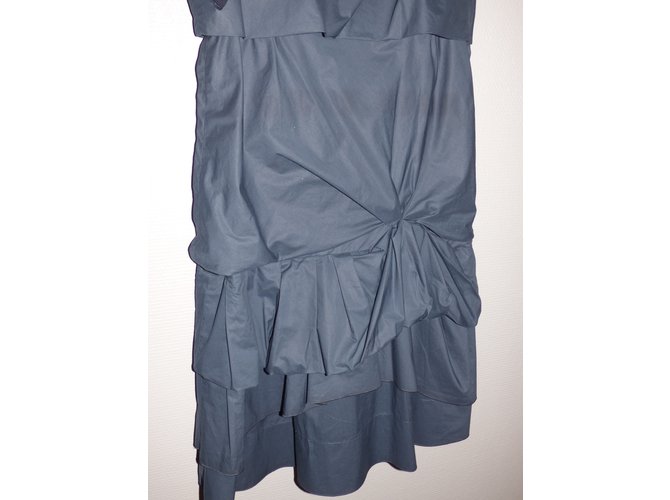 Vestido de algodón azul Marc Jacobs - vista 6