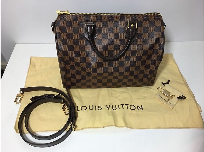 Speedy Louis Vuitton Handtaschen Ebenholz - Ansicht 3