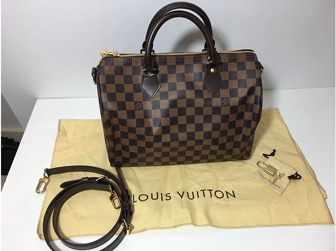 Speedy Louis Vuitton Handtaschen Ebenholz - Ansicht 4