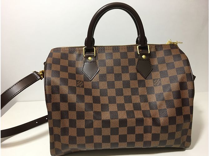 Speedy Louis Vuitton Handtaschen Ebenholz - Ansicht 8