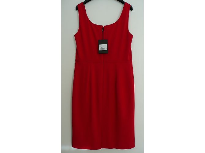 Rotes Triacetat Kleid von Paule Ka Größe 42 - Ansicht 10