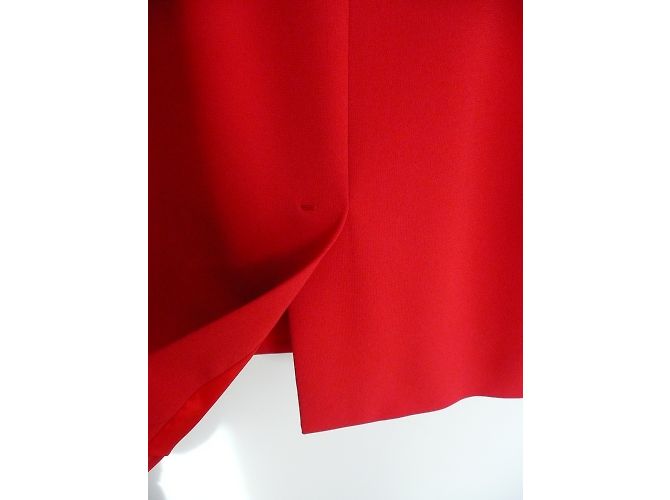 Rotes Triacetat Kleid von Paule Ka Größe 42 - Ansicht 12